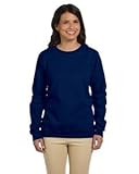 Gildan G180FL Ladies Heavy Blend Fleece Sweatshirt - Navy - L