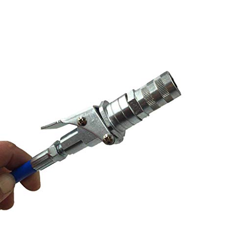 CMrtew 1/2pc Grease Coupler Durable Locking Clamp Type Quick Release Grease Coupler onto Fittings Lubricating Oil Nozzle (C) - Thumbnail 3