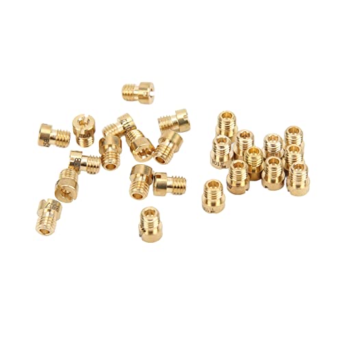 Carburetor Main Jet Kit, 25 Pieces, Main Jet Carburetor Kit 55-115 M5 Replacement for Dellorto PHBG Carburetor