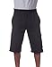 Pro Club Men's Fleece Cargo Short 5X-Large Black