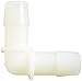 Eldon James L0-8NN Natural Nylon Equal 90 Degree Elbow, 1/2