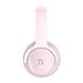 TaoTronics Active Noise Cancelling Headphones [2019 Upgrade] Bluetooth Headphones Over Ear Headphones Hi-Fi Sound Deep Bass, Quick Charge, 30 Hours Playtime for Travel Work TV PC Cellphone-Pink