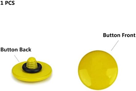 LXH Metal Bulged Surface Soft Release Button Finger Touch for Fujifilm XT20 X100F X-T2 X100T X-PRO2 X-T10 X-PRO1 X-E2S X100 X100S X10 X20 X30 X-E1 X-E2 STX-2 Leica M1, M2, M3 (Yellow)