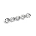 Hongjintian 5pcs 0.5Inch Diameter Crystal Tobacco Pipe Stainless Steel Mental Screen Filters for Crystal Smoking Pipes Use