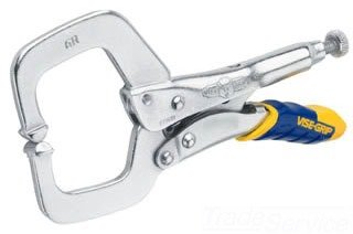 IRWIN Tools VISE-GRIP Locking C-Clamps, Fast Release, Regular Tip, 6-inch (17T) Model: 17T Tools & Home Improvement