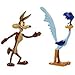 Looney Tunes Bendable Figures set, includes Wile E. Coyote, Road Runner, Elmer Fudd, Bugs Bunny, Sylvester, Tweety.