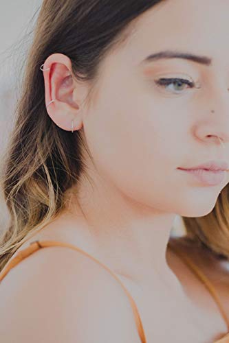 Ear Cuff For Non Pierced Ear 14K Gold Filled 18g 10MM