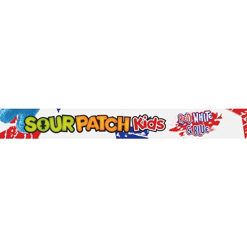 SOUR PATCH KIDS RED, WHITE & BLUE SOFT & CHEWY CANDY, 3.08 OZ