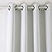Deconovo Grommet Blackout Curtains Thermal Insulated Window Coverings Window Treatments for Living Room 52W x 63L Inch Platinum Set of 2