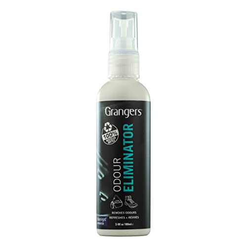 Grangers Mens Odour Eliminator Deodoriser Spray Shoe Care Natural