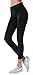 Aenlley Women's Activewear Yoga Pants - High Waisted Tummy Control Workout Gym Tights Color Black Size M