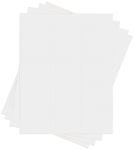 AmazonBasics Fast Peel Address Labels for Laser/Inkjet Printers, White, 1" x 2-5/8", 3,000 Labels