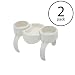 Bestway Plastic SaluSpa Drinks Holder/Snack Tray for Side Accessory (2 Pack)