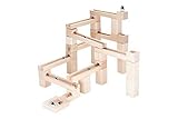 KUBI DUBI Marble Run Sets - Wooden Stacking Toy Show Toddlers Cause and Effect. Building Toys Engage Curiously Who Wins On Race - Tracks. Invest in Your Children Today.