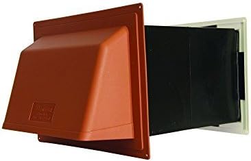 Stadium BM700/3 Anti Draft Black Hole Vent Set 9x6 (Red Cowl) by Stadium