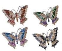 Copper Butterfly Magnet, 1.75-inch (1-pc Random)