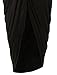 RubyK Womens Asymmetrical Draped Wrap Cut Out Hi Low Midi Skirt