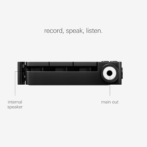 Teenage Engineering TP-7 Portable Digital Audio Recorder with USB-C Audio Interface, Bluetooth, Internal Microphone, Speaker and 128 GB Storage (Black)