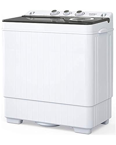 KUPPET Compact Twin Tub Portable Mini Washing Machine 26lbs