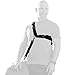 Ergonomic bag strap eases back pain, neck pain, shoulder pain. Provides lumbar support and back support. Enhances benefits of back braces and belts.