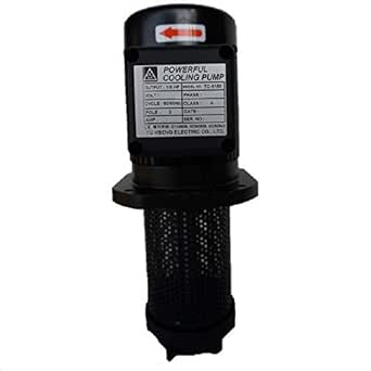 TC-6150 Coolant Pump For Lathe & Bandsaw - 1/6 HP, 120/240V Single Phase, 1/2" NPT, 6" Immersion