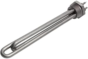 LJXH Solar Water Heater Element Tubular Heater Element 1inch NPT/BSP Electric Heating Element DC 12V/24V/48V 300W 600W All 30