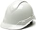 Pyramex Ridgeline Cap Style Hard Hat, Vented, 4-Point Ratchet Suspension, White primary
