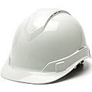 Pyramex Ridgeline Vented Cap Style 4 Pt Ratchet Suspension Hard Hat, White