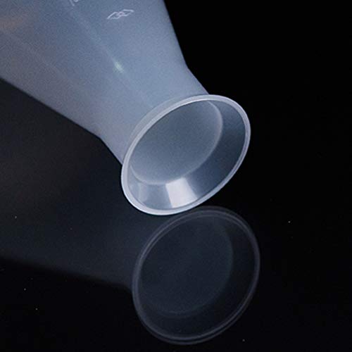 Hemobllo 3pcs Plastic Flask Conical Flask for Laboratory Students Kids Educational Learning Toys(50ml+100ml+500ml)