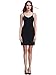 Women Long Spaghetti Strap Full Cami Slip Camisole Under Dress Liner, Black, Small