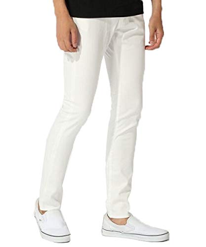 Amazon ナノ ユニバース Nano Universe カラースキニーパンツ