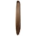 Synthetic Claw Ponytail Handy Jaw Pony Tail Clip in Hair Extensions One Piece Long Straight Soft Silky for Women Fashion and Beauty 21'' / 21 inch (light brown)