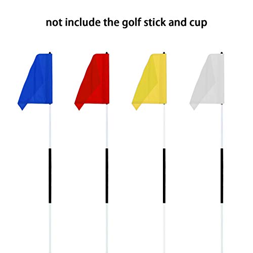 image for KONDAY Golf Flag,Green Golf Flags,Solid and Nylon Training Putting Gre