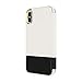 kate spade new york Cement/Black Color Block Folio Case for iPhone X/XS - Saffiano Leather ID & Card Holder
