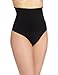 Maidenform womens Seamless Hi-waist shapewear briefs, Black, Large US