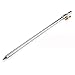 CY-Buity Silver Tone Steel Extending Stainless Durable Metal Fishing Bank Sticks Bankstick Rod 35.2cm Carp Solid