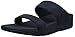 FitFlop Women's Lulu Slide Shimmer-Check Sandal, Midnight Navy, 7 M US