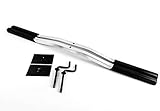 MMT Snowmobile Trailer Ski Tie Down Hold Down Bars Pair Black with Crank and Plate