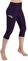 ODODOS Out Pocket High Waist Yoga Pants,Tummy Control,Pocket Workout Yoga Pant