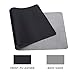 Office Desk Pad Gaming Mouse Mat - Desk Decor Non-Slip Spill-Resistant, Thick Extended PU Leather Desk Blotter 31.5×15.7in (Black)