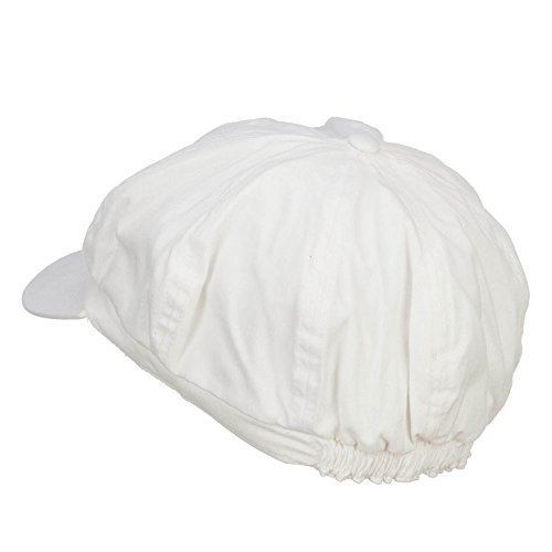 Fire Mario Luigi Embroidered Newsboy Cap - Red M-L