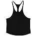 Mens Y-Back Muscle Stringer Tank Tops Workout Training Sleeveless Shirts