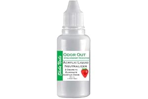 SHEBA NAILS Odor Out Acrylic Liquid Neutralizer 1/2oz Strawberry Scent- Minimizes Acrylic Liquid Monomer Odor