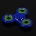 T-Trees Tri Fidget Hand Finger Spinner Spin Widget Focus Toy EDC Pocket Desktoy Triangle Plastic Gift for ADHD Children Adults Relieve Stress Anxiety Boredom Killing Time Cute (Blue+Green)