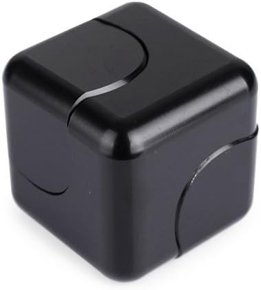 FINGER SPINNER Creative Cube Fidget Hands Spinner Finger Spin Relieves Toy High Speed Focus Toy Relieves Anxiety Stress and Boredom for Kids &amp; Adults