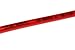 Coilhose Pneumatics PFE40254TR Flexeel Reinforced Polyurethane Air Hose, 1/4-Inch ID, 25-Foot Length with (2) 1/4-Inch MPT Reusable Strain Relief Fittings, Transparent Red