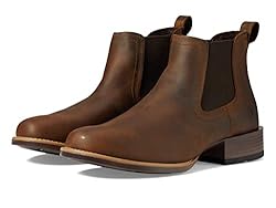 Ariat Mens Booker Ultra Round Toe Western Boot