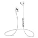 EGRD Upgrade Version Bluetooth V4.1 Wireless Stereo Bluetooth Earphones with CVC6.0 Noise Cancellation, Built-in High Sensitivity HD Micro.(White)