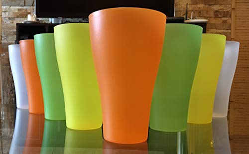 4 Unbreakable+Sturdy+Plastic+Tumbler+Cups