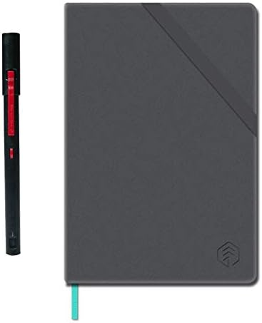 NEO SMARTPEN M1 Bluetooth Digital Pen (Black) Bundle with N Professional Notebook (Black, 250 Pages) - Compatible with iOS, Android, Smartphones, Tablets, Windows
